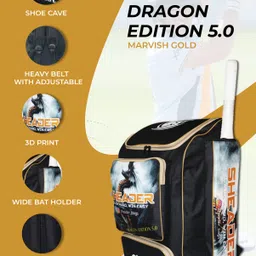 sheader CRICKET KIT BAG DRAGON EDITION 5.0 PITTHO STYLE WITH WHEEL image 5