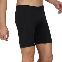 ninq Solid Men Black Tights-picture-26