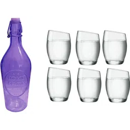 mriyangni BOTTLE, 6GLASS IOP88 Jug Bottle Glass Set-picture-18