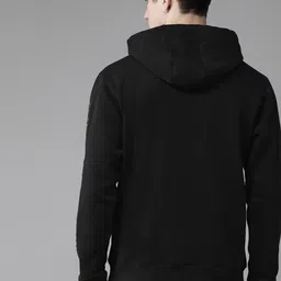 roadster Men Full Sleeve Solid Hooded Sweatshirt image 5