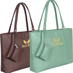 black wings Women Brown, Green Shoulder Bag-picture-18