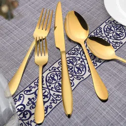 olwick Tableware Sets Including Forks Spoons Knives, Camping Travel Utensils Stainless Steel Cutlery Set image 5