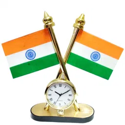 tulsae INDIA flag Rectangle Car Dashboard Flag image 1