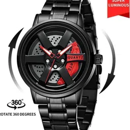 gooodtime Alloy wheel red 0009 watch Analog Watch - For Men Alloy wheel red 0009 analog image 2