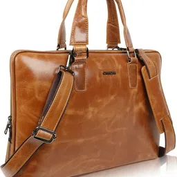 cimoni Men Tan, Black Messenger Bag image 2