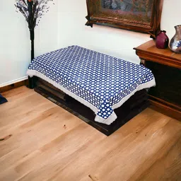 kashhtu Polyester 6 Seater Floral Table Cover image 3