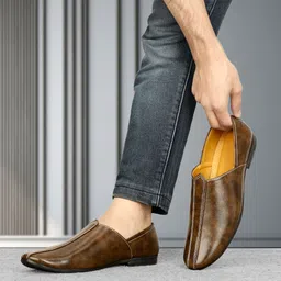 von huette punjabi jutti ,nagra ,kurta shoes , kurta pajamas ,juti , jalsa ,mojari Jutis For Men-picture-21