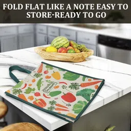 double r bags Cotton Canvas Shopping Bags for Carry Milk Fruits Vegetable Grocery Bag image 4