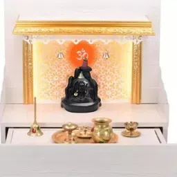 octin Handcrafted Adiyogi shiv shankar mahadev smoke backflow fountain With 50 Cones Polyresin Incense Holder image 4