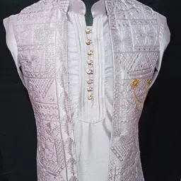 men choice Embroidered, Solid Men Waistcoat-picture-10