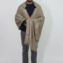 KAVIM Wool Self Design Men Shawl image 2