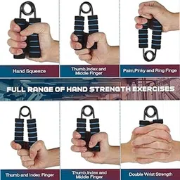 f five Hand Gripper, Jump rope & Wrist Band for Weight Loss, Training Rope for Fitness Fitness Accessory Kit Kit image 4