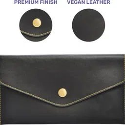 vorak ahimsa Casual Black Clutch-picture-28