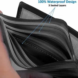 noir homes Pouch for Waterproof Plastic Mobile Cover for Rain, Compatible Up to 7" Mobile, Touch Sensitive image 4