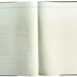 lrs Ruled Register Big Size - 43 x 34 cm - Red Half Canvas PVC Binding - 70 GSM Ledger Paper (325 Pages Single/650 Front-Back)) 1-Part Record Keeping Books image 2