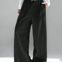 dockstreet Women Striped Black Track Pants-picture-11