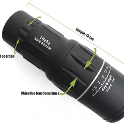VICHAXAN 16x52 Monocular BAK4 Lens Manual Focus for Bird Watching Outdoor Activities | Monocular image 2