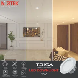 nortek Trisa 7W 3-in-1 Color Changing Light Switch Tuneable Deep Junction Box Led Light Recessed Ceiling Light Ceiling Lamp image 4