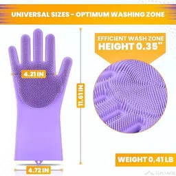 patulio CLEANING GLOVES, TABLET, NET Wet and Dry Glove image 3