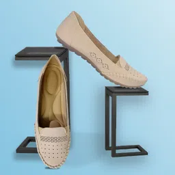 saanvishubh Casual Cream Bellie for girls and women Bellies For Women-picture-27