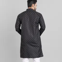 nofilter Men Printed Cotton Blend Straight Kurta image 2