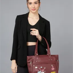 ark fashion Women Brown Hand-held Bag image 3