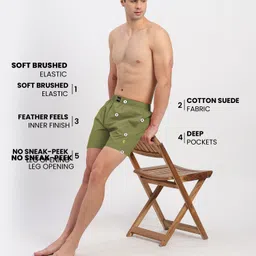 freecultr Pack of 2 Men's Silky Soft, Non-Pilling Micromodal All Day Boxer Shorts with Dual Deep Side Pocket Solid Men Boxer image 3