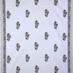 go texstylers Cotton 6 Seater Floral Table Cover image 3