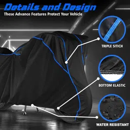 luciano Waterproof Two Wheeler Cover for Bajaj image 3