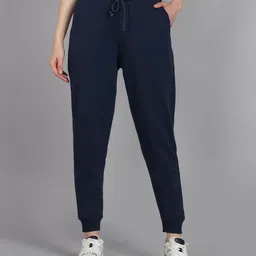 alan jones Women Solid Dark Blue Track Pants-picture-38