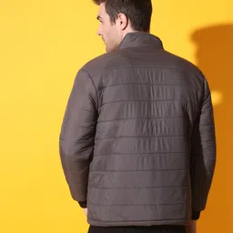 christy world Men Solid Padded Jacket image 3
