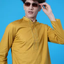 v-mart Men Polyester Kurta Pyjama Set-picture-15