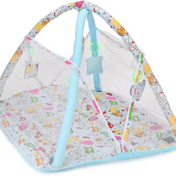 vparents Perry Baby Play Gym Bedding / Mattress Set with Mosquito Net-picture-1