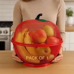 vaghnimart FRUITBASKET-REDLJ Iron Fruit & Vegetable Basket-picture-22