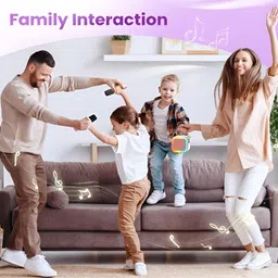 Vibzon Premium Microphone Wireless Portable Mini Mic Bluetooth 10 W Bluetooth Party Speaker image 5