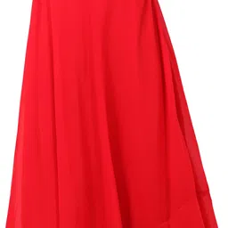 first arrival Women Solid Flared Red Skirt-picture-28