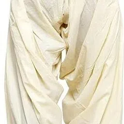 anijais Pure Cotton Solid Women ["Beige"] Salwar image 2