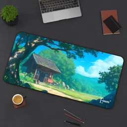 Eshaaver Anime printed mouse pad Rubber Base & Smooth Surface for Computer. Mousepad image 3