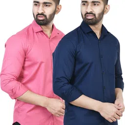feel high Men Regular Fit Solid Casual Shirt-picture-13
