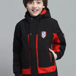 Monte Carlo Boys Hooded Colourblocked Casual Lightweight Padded Jacket-picture-24