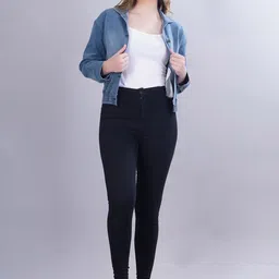 PRONK Spread Collar Denim Jacket image 4