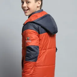 Monte Carlo Boys Hooded Colourblocked Casual Lightweight Padded Jacket image 2
