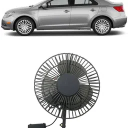 yuneik 12 Volt 6" Fan for Car, Jeep,Truck,Auto, Caravan, Boat, Buses Y326 Car Interior Fan-picture-12