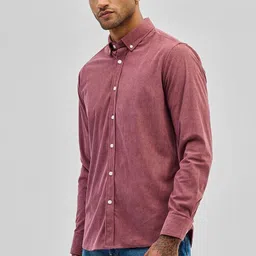 snitch Men Slim Fit Solid Button Down Collar Casual Shirt-picture-17