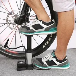 penrith Mini Bike Pump Foot Activated Floor Pump Air Pump for car and Bike Bicycle Bicycle, Car, Ball, Football Pump Pump image 2
