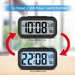 nxz Digital Black Clock image 4