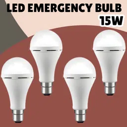sacro (Emergency Inverter Blub) charging 15W LED Bulb for Extended Lighting_Pack_4E411 4 hrs Bulb Emergency Light image 1