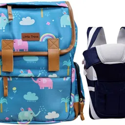 littletrove Laptop Bag cum Baby Essential Bag Diaper Bag Baby Travelling Bag + baby Carrier Diaper Laptop bag-picture-12