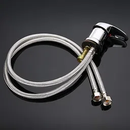 fastgear Toilet Bathroom Home Kitchen Basin Mixer Faucet Tap Connection Pipe Hot&Cold Water Connector Hose Pipe Hot & Cold Water Supply Connection Hose pipe Hose Pipe image 2