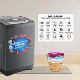 intex 7.5 kg Fully Automatic Top Load Grey image 5